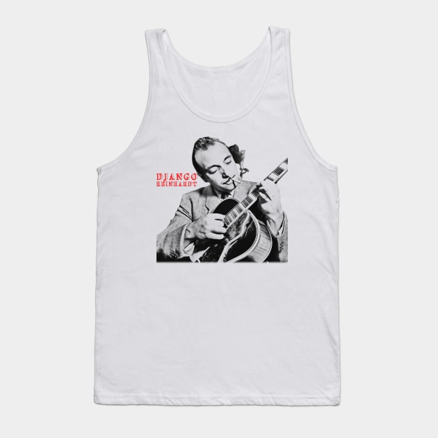 django reinhardt visual art Tank Top by DOGGIES ART VISUAL